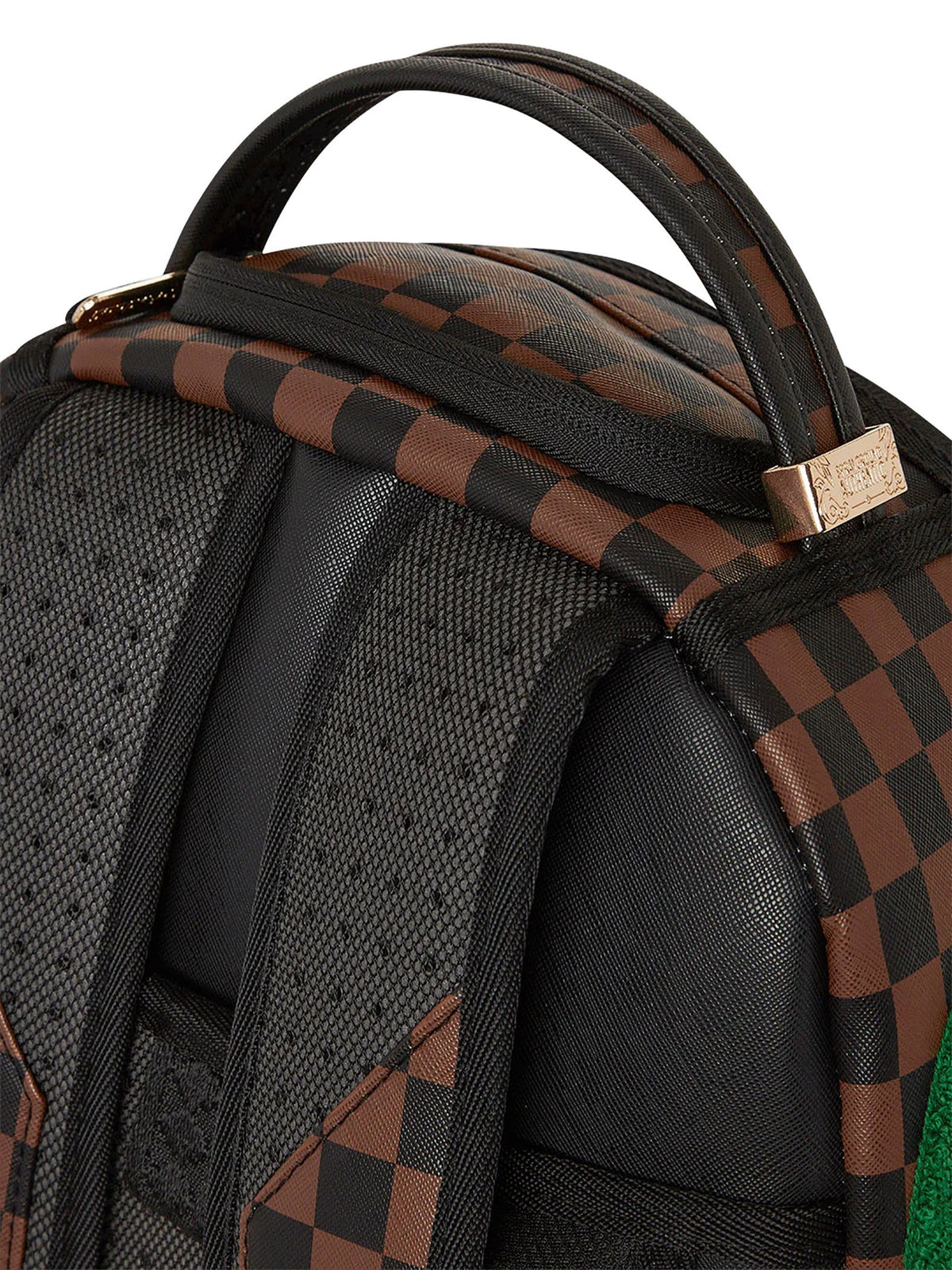 Brown Chenille Backpack N894
