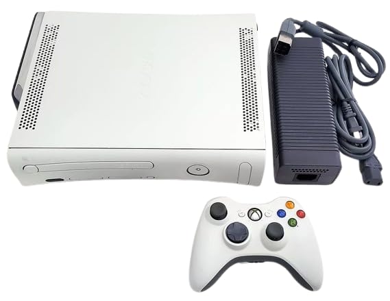 White 250GB Hard Drive Video Game Console Gaming System Bundle W5602