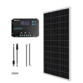 100W 12V Monocrystalline Solar Starter Kit with 10A Charger Controller H503
