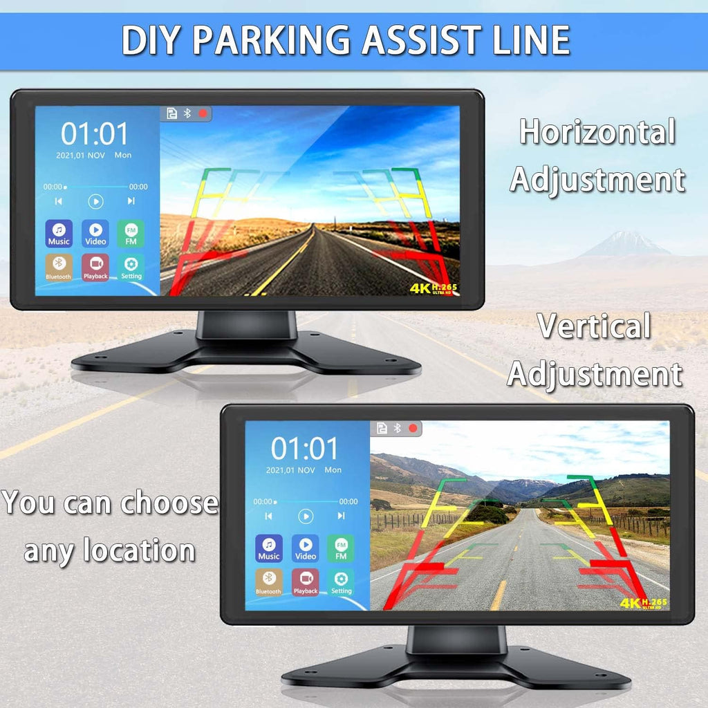 4K Backup Camera System with 10.36’’ Monitor and 4 AHD Camera I736126