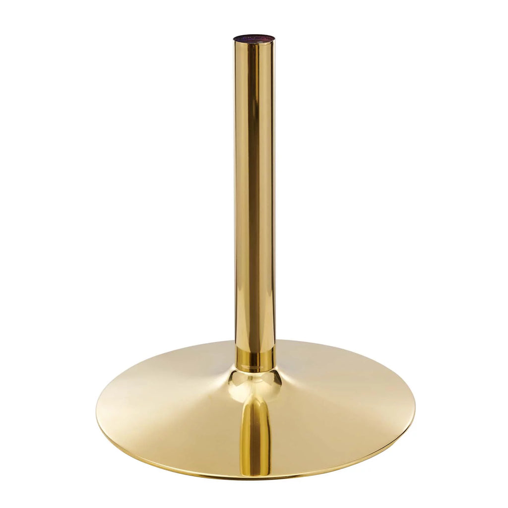 48 inch Round Black Gold Artificial Marble Metal Dining Table L94640