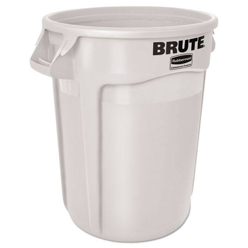 55 Gal White Waste Utility Container - Case of 3 Q7475