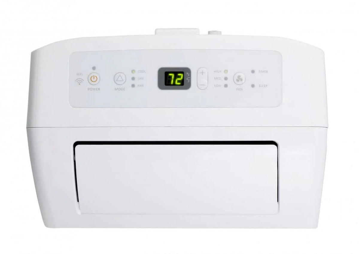 7,000 BTU Portable Air Conditioner with Dehumidifier and Wifi, White O909440