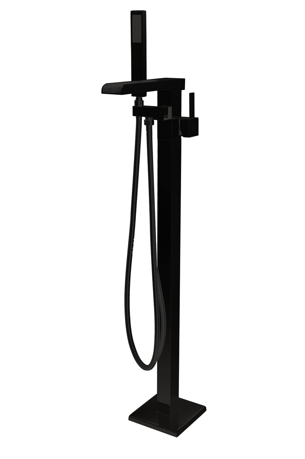 Matte Black Claw Foot Tub Faucet with Hand Shower A6813