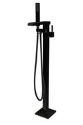 Matte Black Claw Foot Tub Faucet with Hand Shower A6813