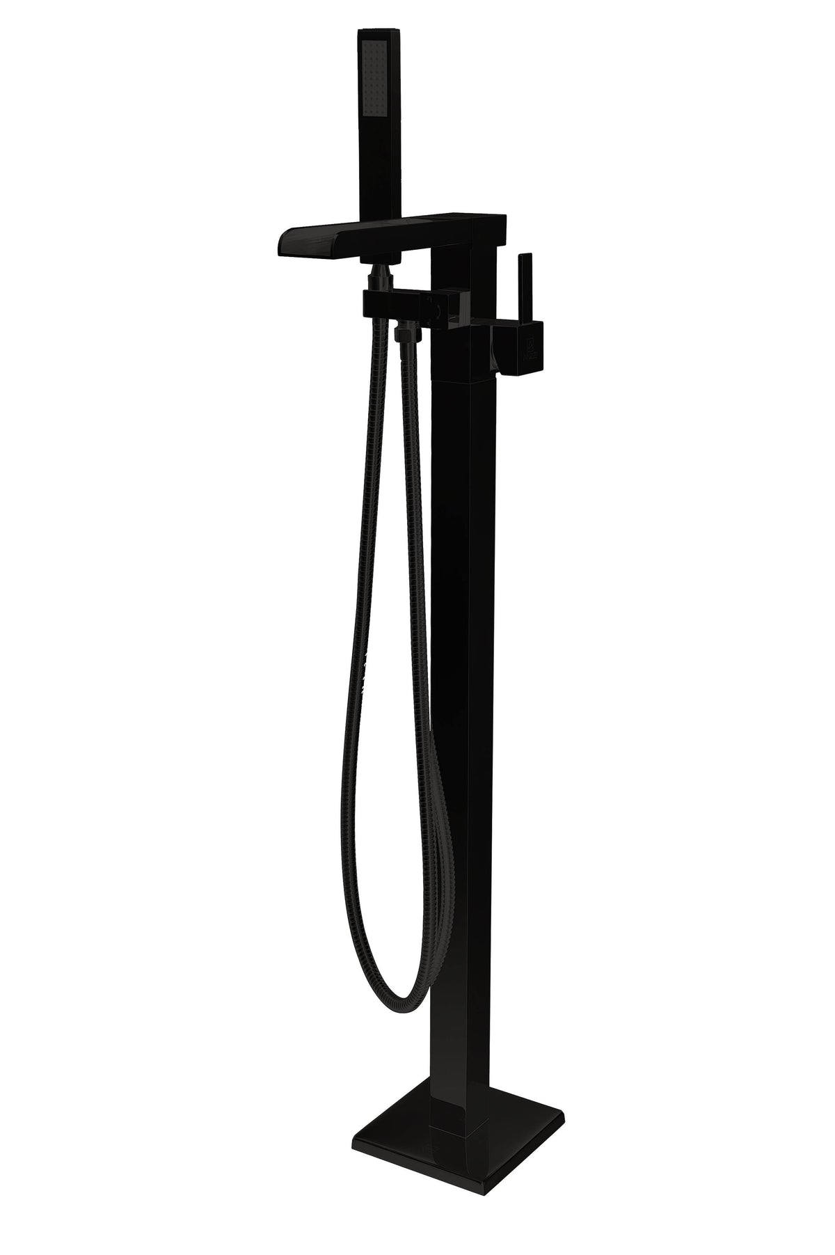 Matte Black Claw Foot Tub Faucet with Hand Shower A6813