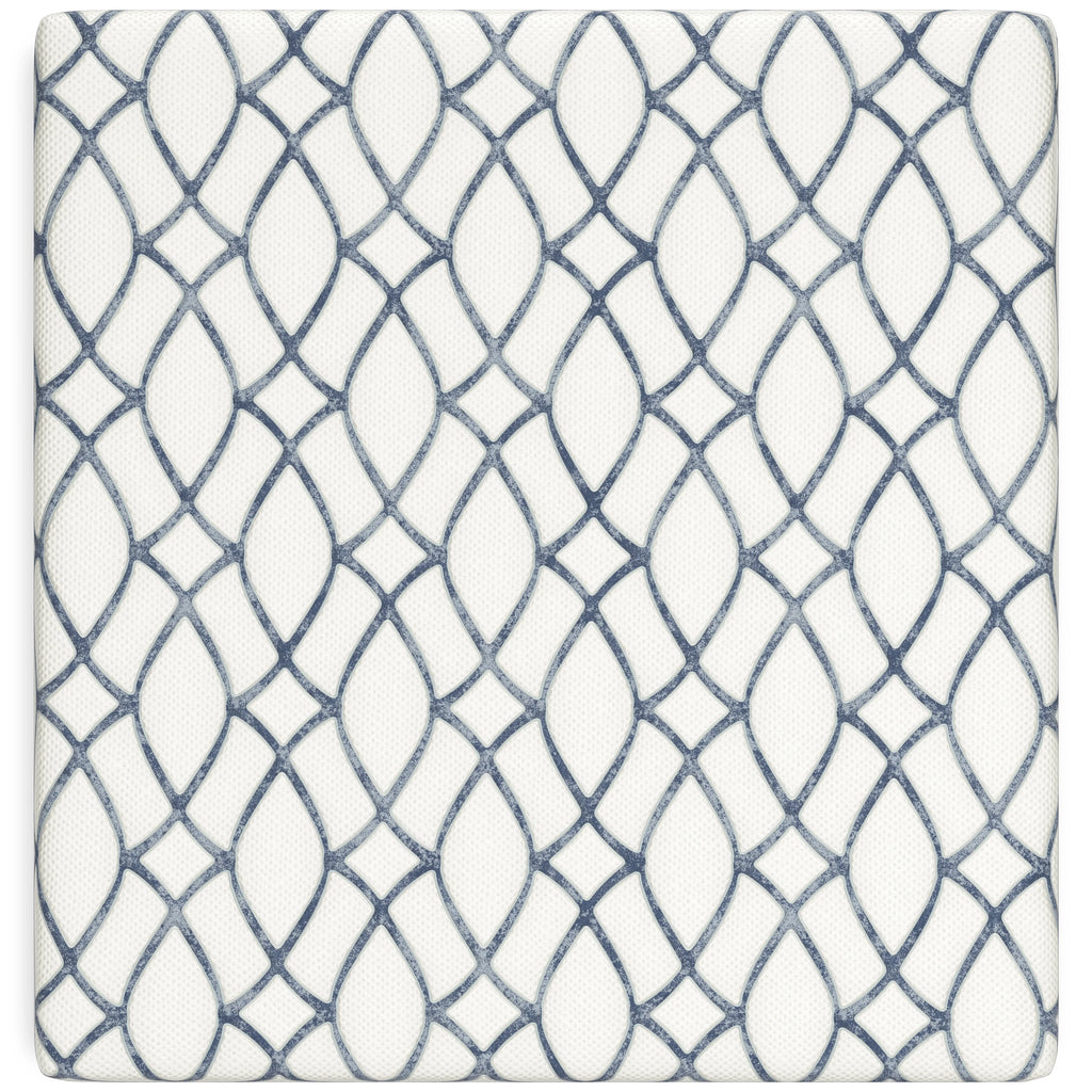 14 Inch King Mattress White/Blue O68591