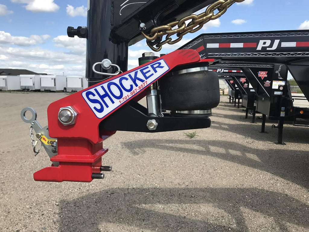 Gooseneck Air Hitch & Coupler, Round 4" Angled Pin 30K Coupler 9" Offset A203089