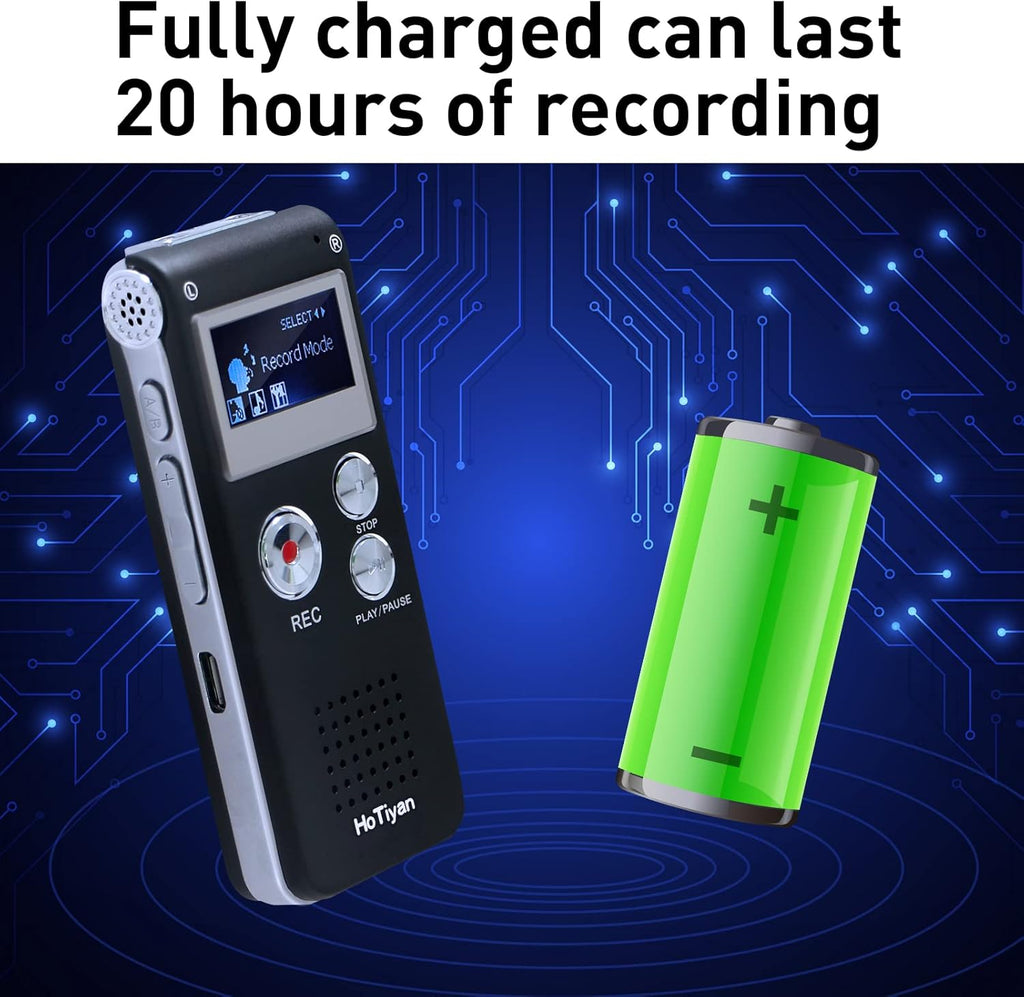 8GB Voice Activated Recorder Pack of 2 Y1969