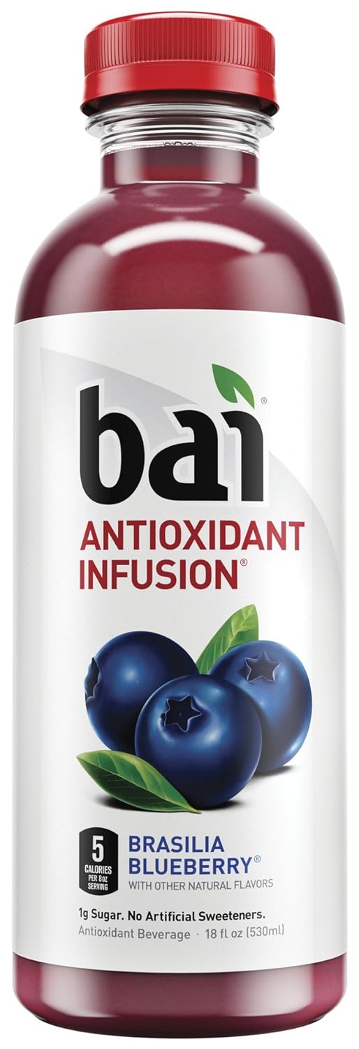 Brasilia Blueberry Flavored Water, 18 Fluid Ounce Bottle Z211458