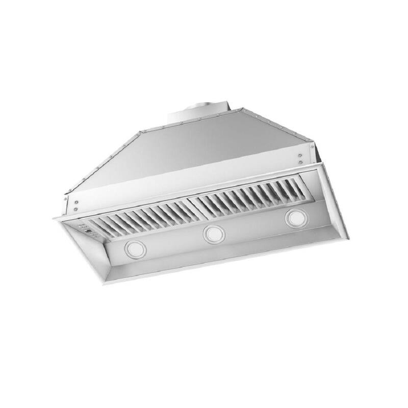 700 CFM Stainless Steel Ducted Range Hood Insert X7306