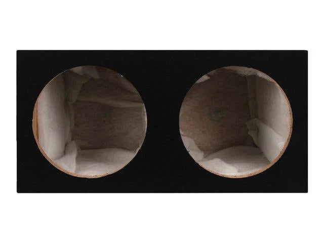 Dual 12-Inch Car Subwoofer Box Sealed MDF O163