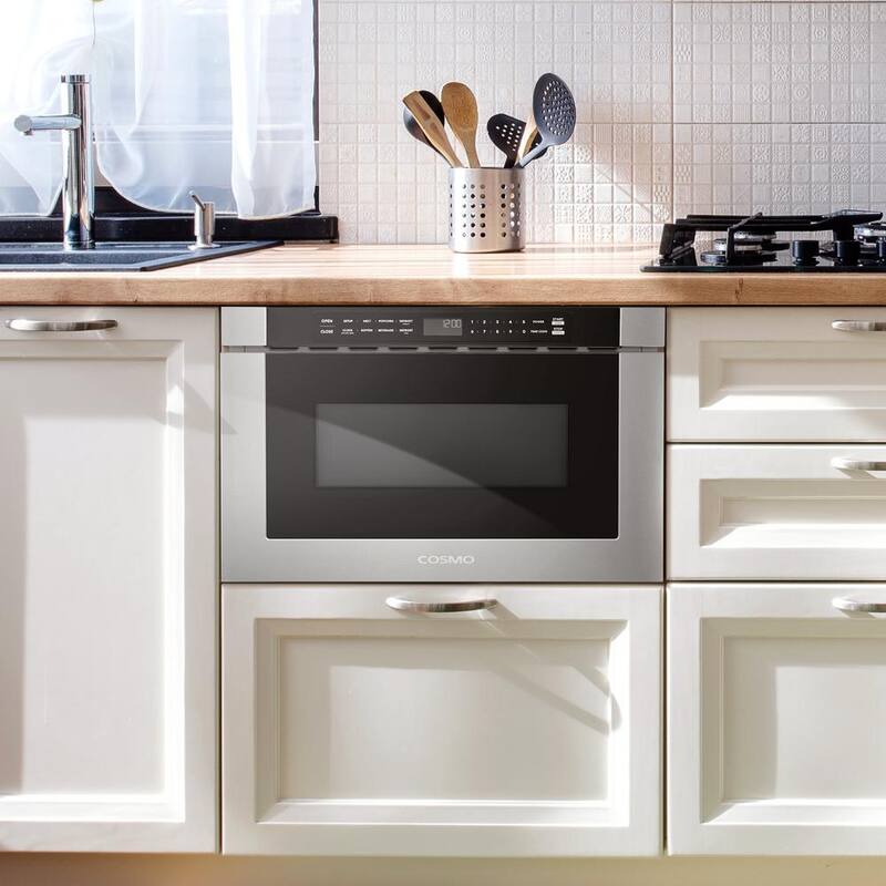 Built-In Microwave Drawer with Touch Controls in Stainless Steel F5619