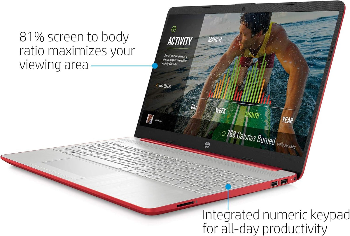 15.6in Laptop Intel Pentium Quad-Core N5000 4GB RAM 500GB Hard Drive Windows 10 S Renewed L96332