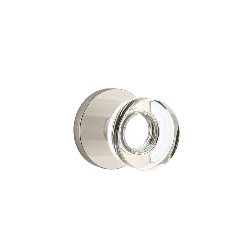 Satin Nickel Crystal Passage Door Knobset Y82940