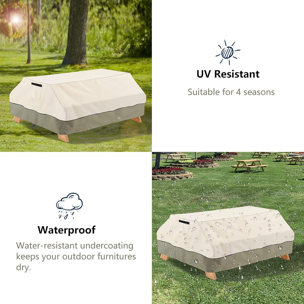 96 Inch Heavy Duty Waterproof Picnic Table Cover I815911