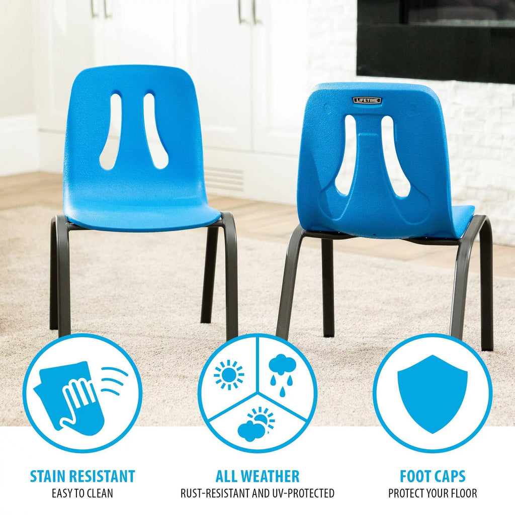 Children’s Stacking Chair 4 Pack Dragonfly Blue N640