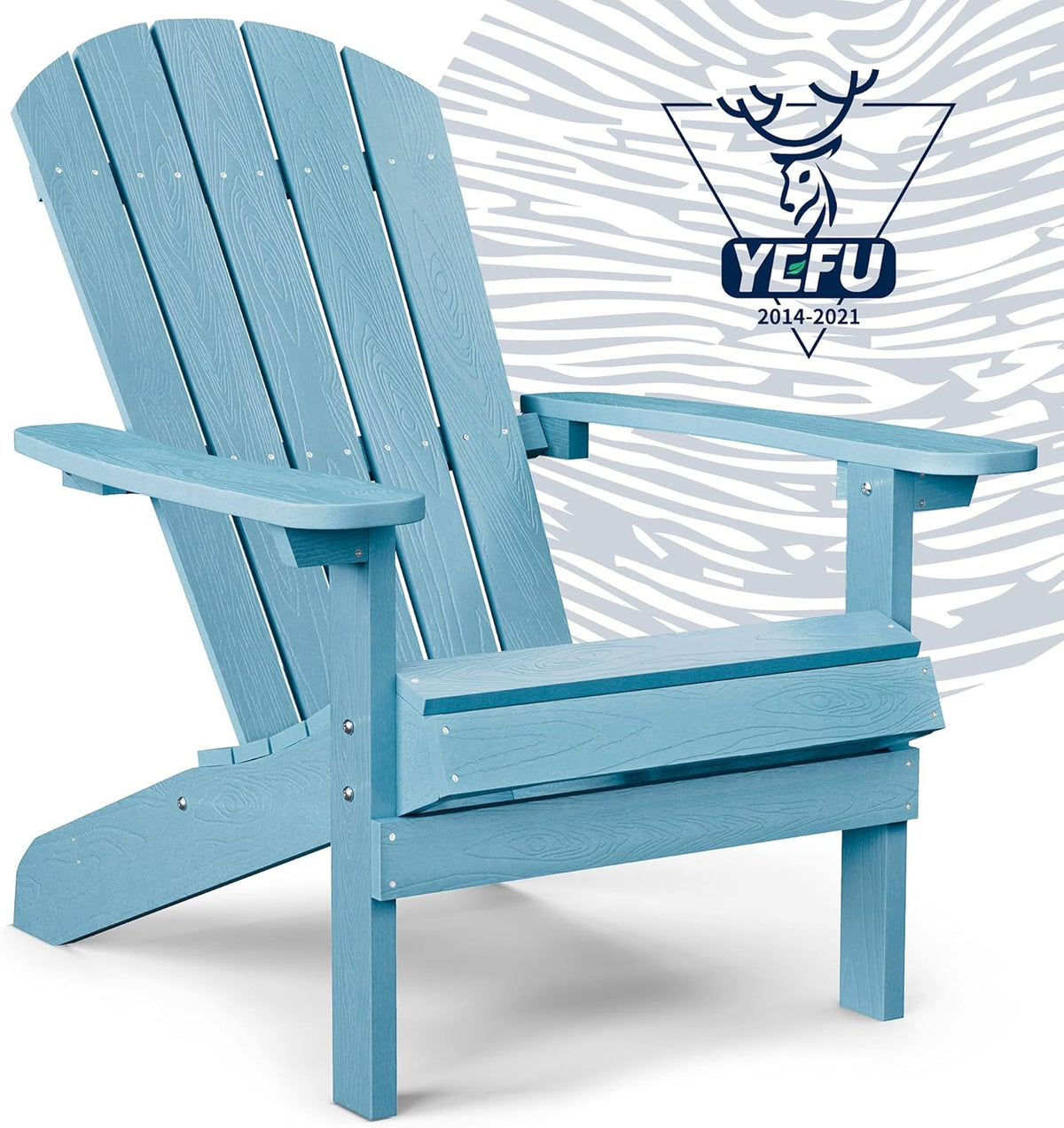 Black Plastic Adirondack Chair B596