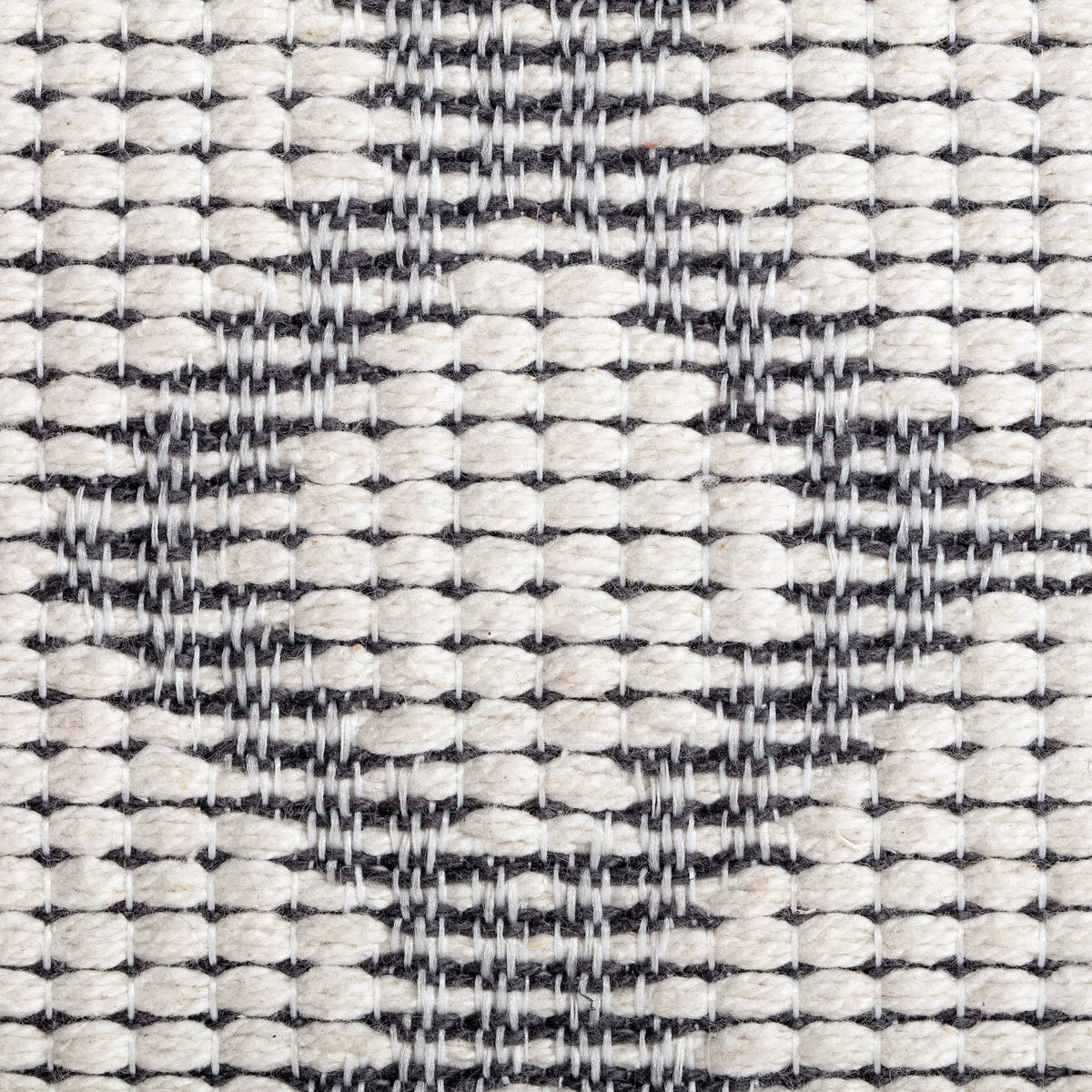 Gray & Ivory Pouf O469523