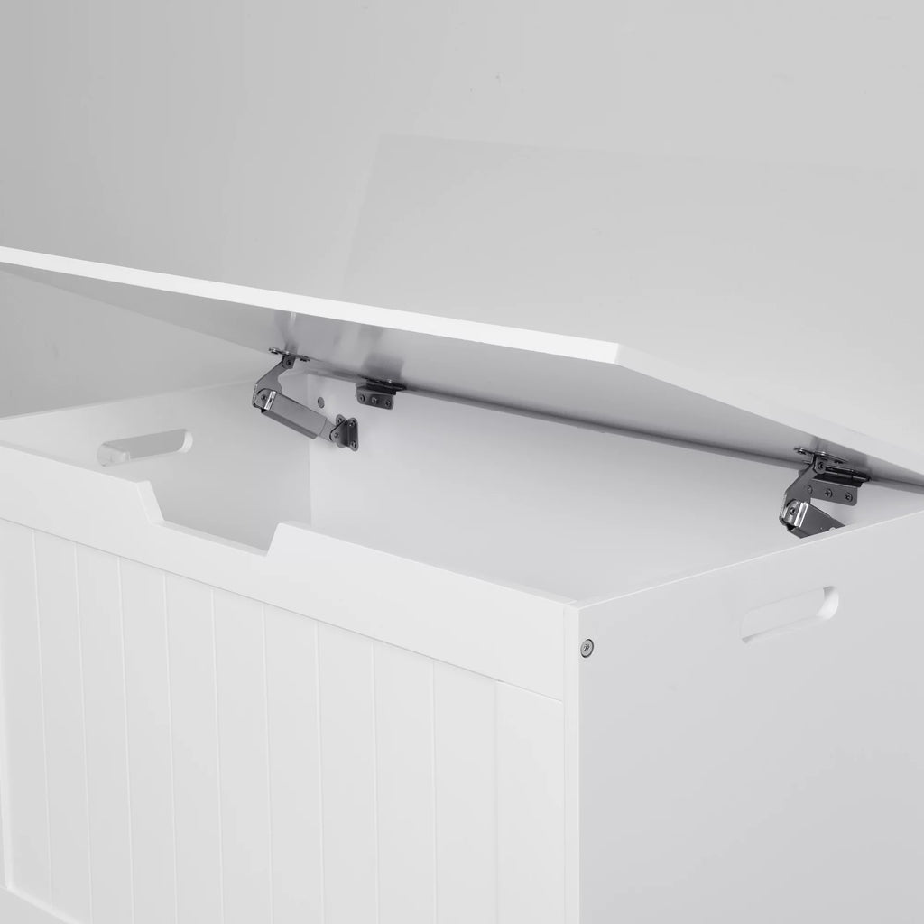 White Lift Top Wooden Storage Cabinet Z17671