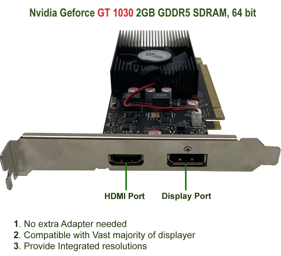 Restored Dell Desktop PC Intel Core i5 16GB Ram 128GB SSD 2TB HDD 20" Monitor NVIDIA GT 1030 WiFi Windows 10 Q808145