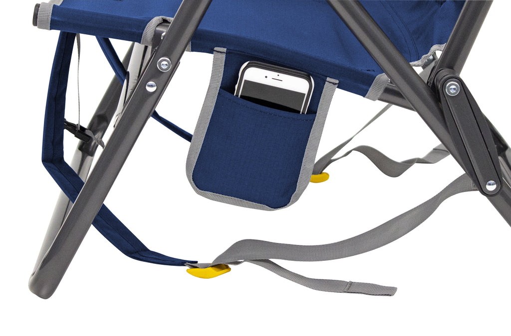 Blue Reclining Canopy Camping Chair J86097