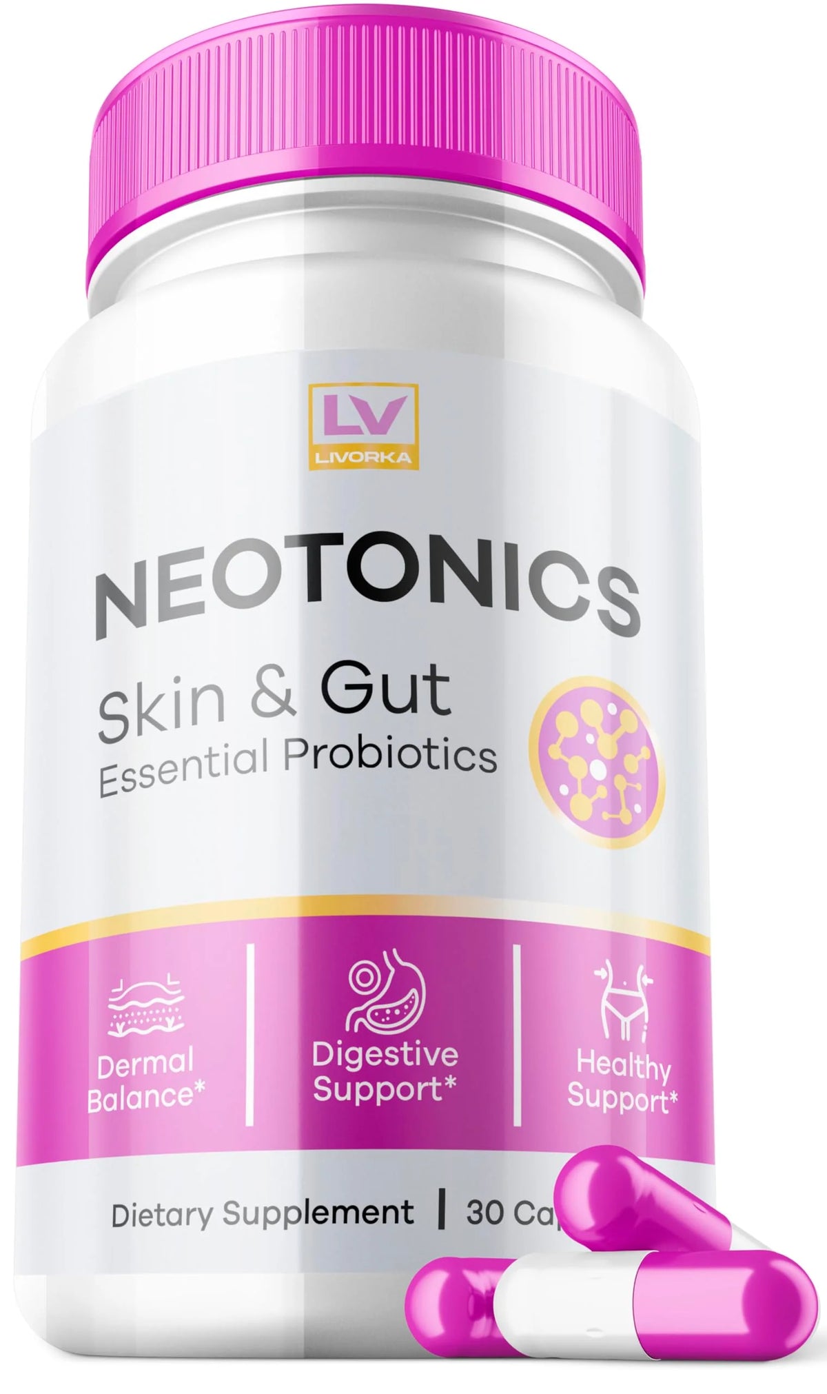 1 Pack 30 Capsules Probiotics V8317