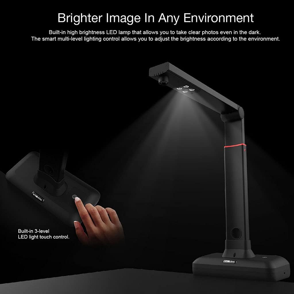Large Format Overhead Document Scanner with Auto-Flatten & Fingerprint Removal Technologies B3047