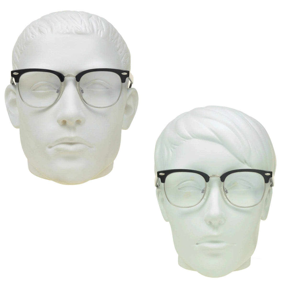 Horn Rimmed Frame Reading Glasses 2 Pairs Z51717