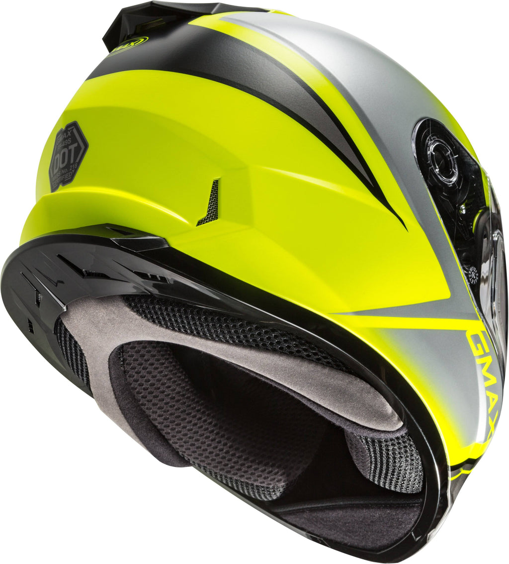Matte HI-VIS/BLK/GRY XL Hail Snow Helmet with ELEC Shield A84970