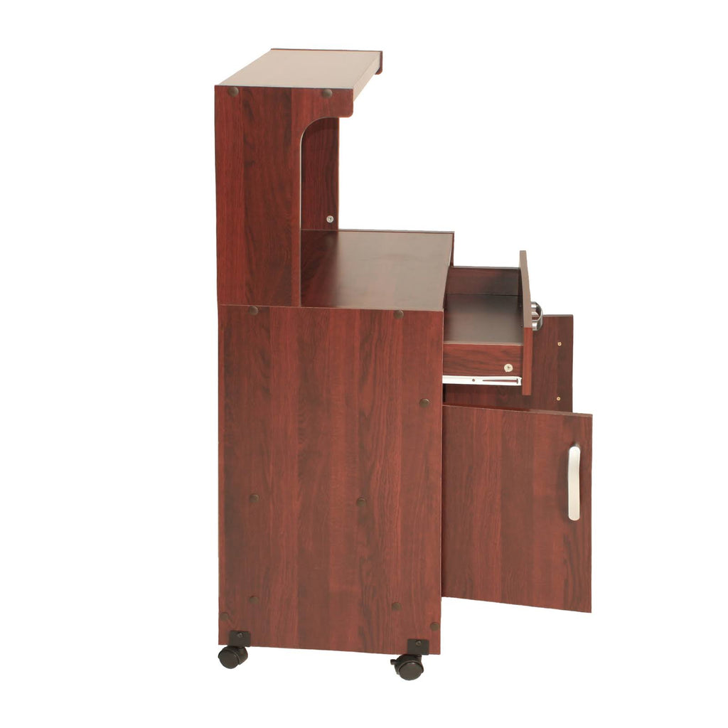 Mahogany Wooden Microwave Cart Z561107