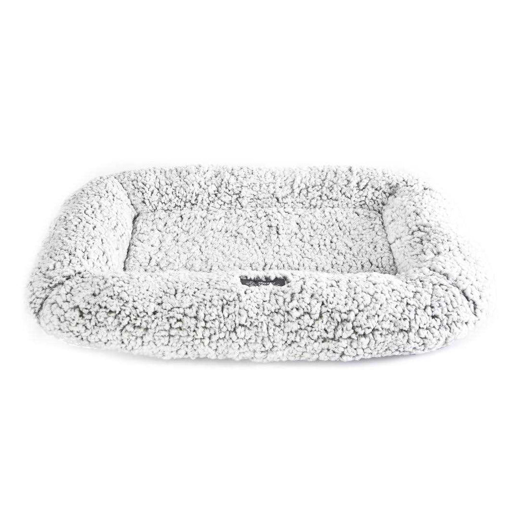 Plush Sherpa Bolstered Crate Mat Dog Cat Bed D26937