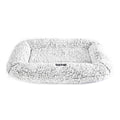Plush Sherpa Bolstered Crate Mat Dog Cat Bed D26937