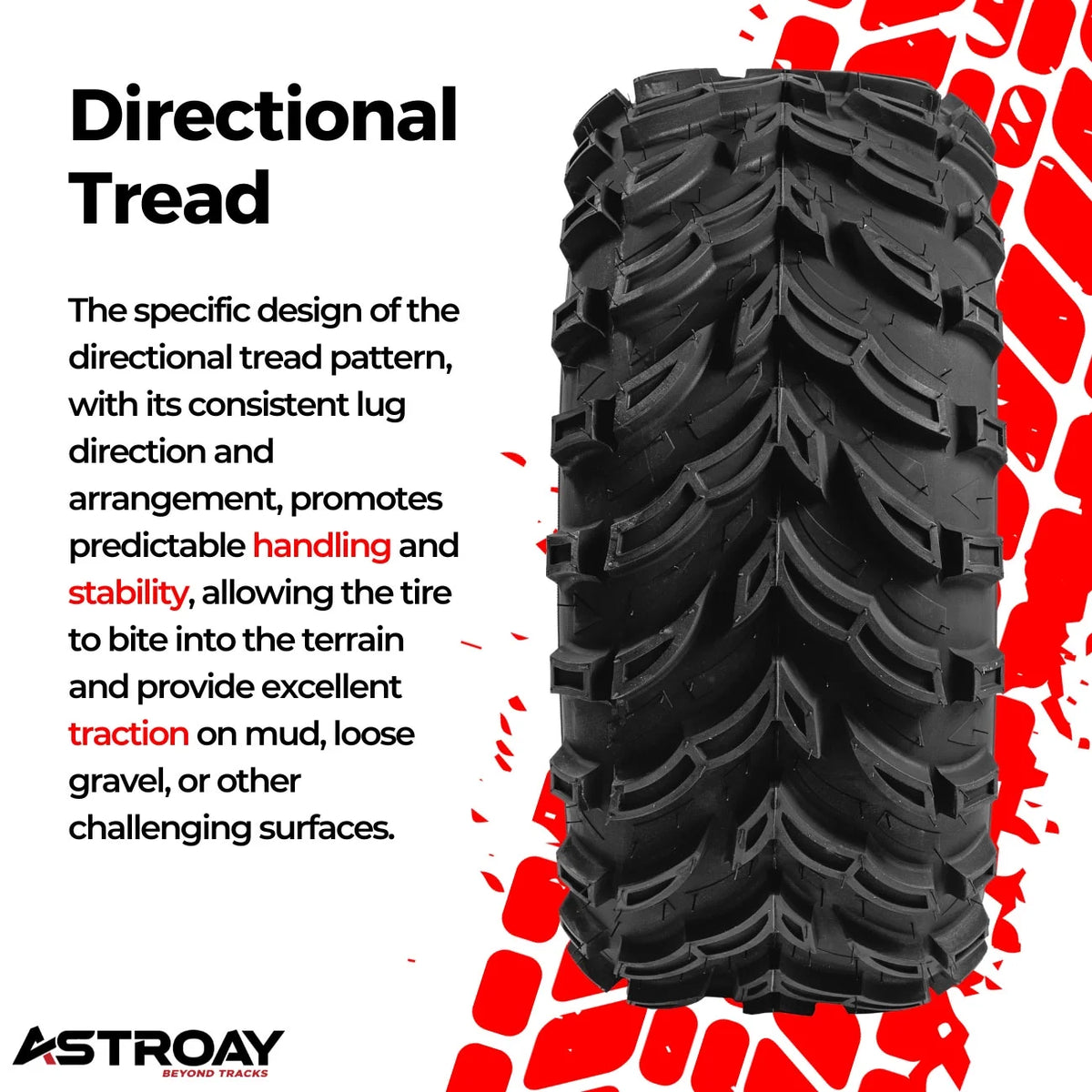 26 x 11 - 12 Utility ATV/UTV Tire R497