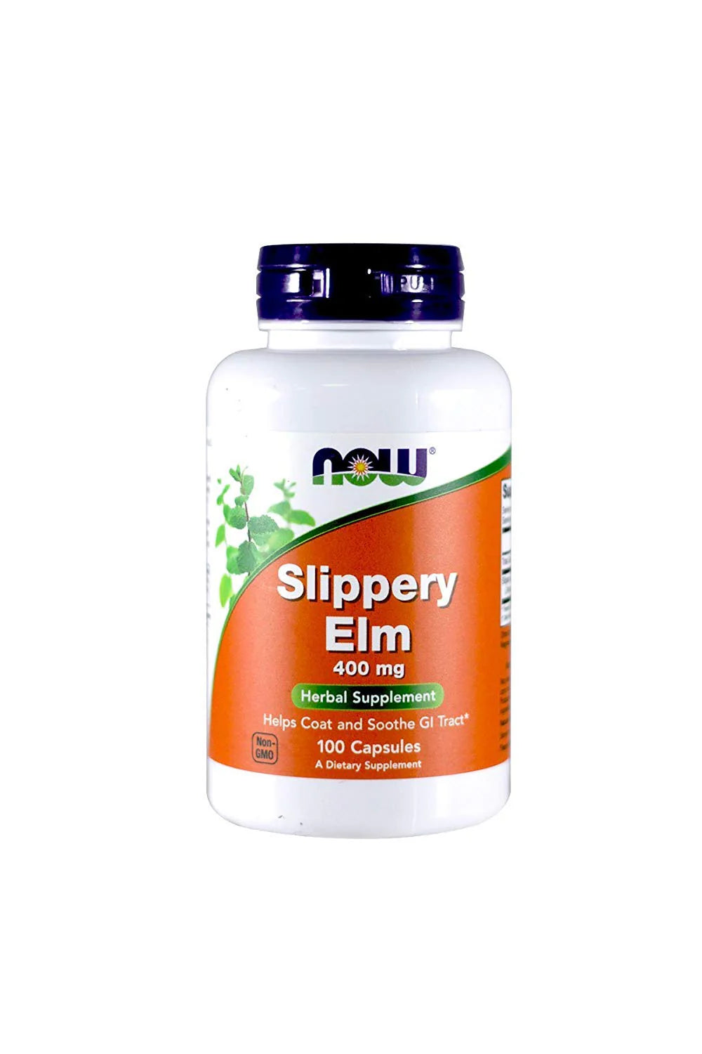 Slippery Elm 400mg Capsules 100-Count Pack of 2 O167360