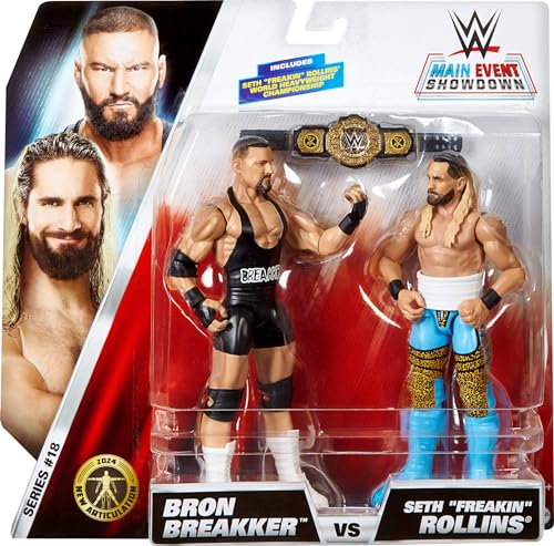 WWE Main Event Championship Showdown 2-Pack Action Figures & Accessory Z73287