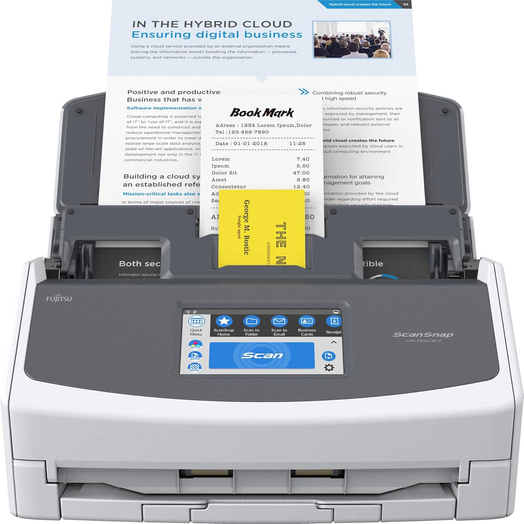 Black Document Scanner J26856