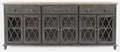 Six Door Grey Accent Cabinet Y641