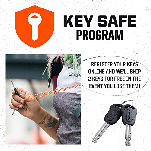 Heavy Duty Anti-Theft Bicycle U-Lock with 16mm Long Shackle N512