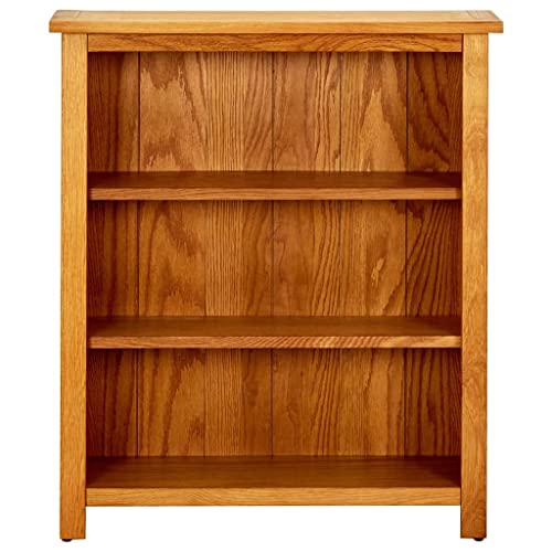 3-Tier Solid Oak Wood Bookcase V1603