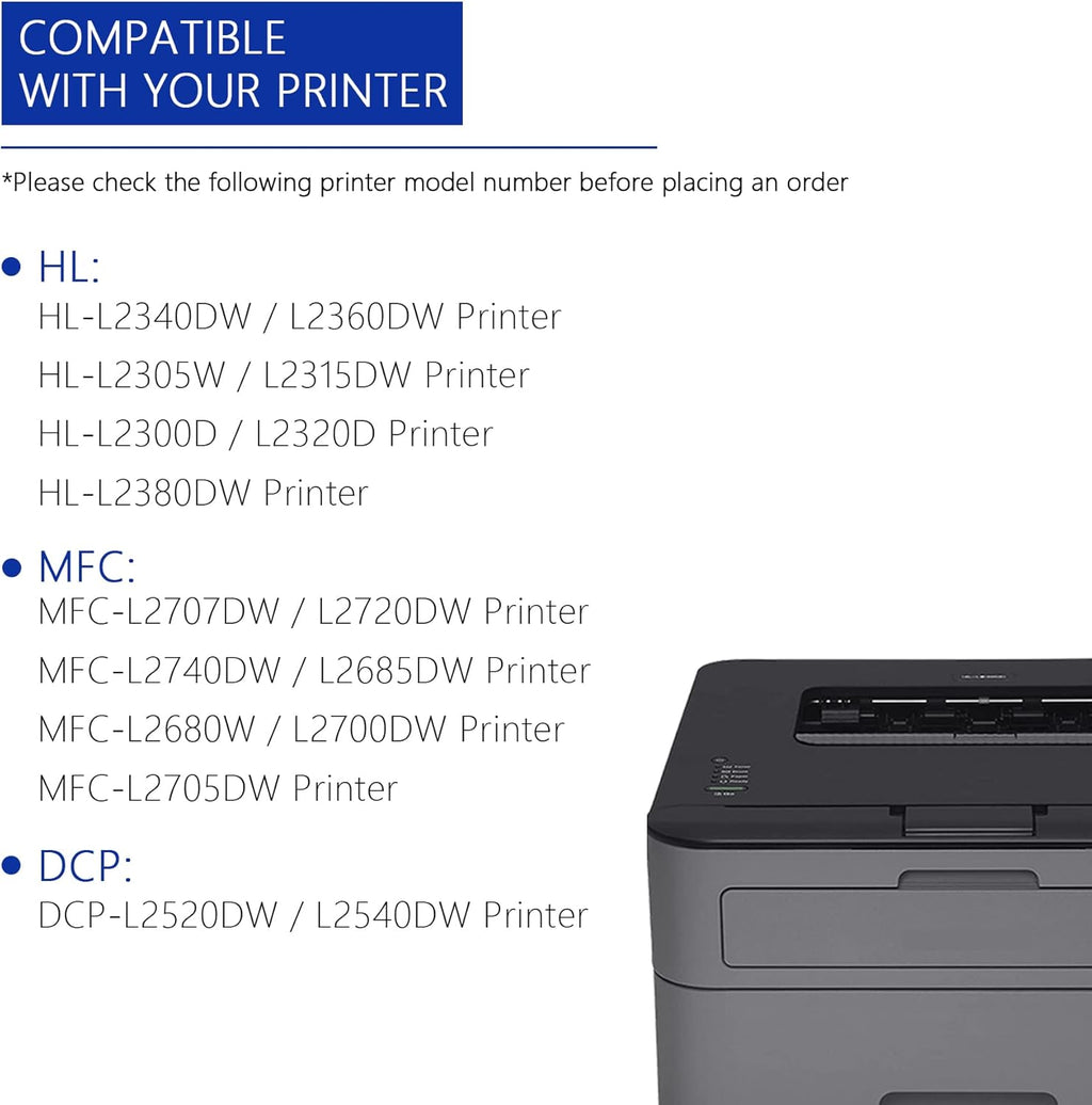 Compatible TN-660 TN660 Toner Cartridge Black 2 Pack E24352