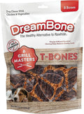 Rawhide-Free T-Bones Chews for Dogs, 8 Count O74951