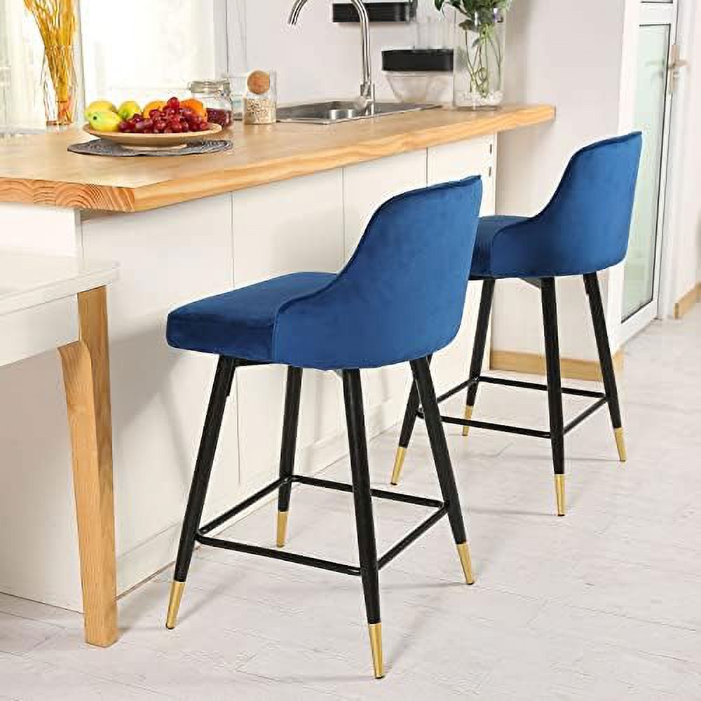 Gray Velvet Swivel Counter Height Stools Set of 2 Z9143