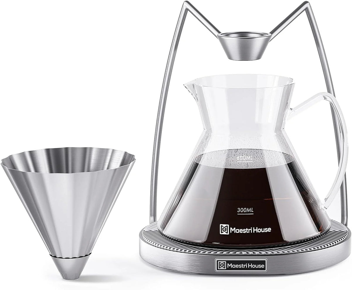Pour Over Coffee Maker and 600ML Carafe U27861