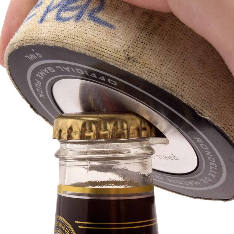 Philadelphia Flyers Game-Used Puck Bottle Opener Z1077
