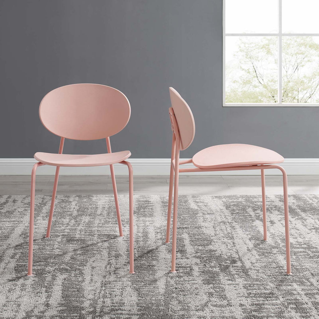 Pink Dining Side Chair Set of 2 O5325