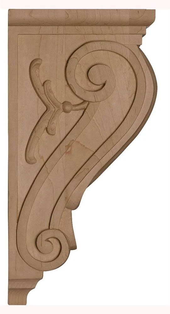 Large Classical Corbel, Red Oak M720