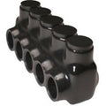 Black Insulated Multi-Cable Connector Single Entry 4.35 in. Z711