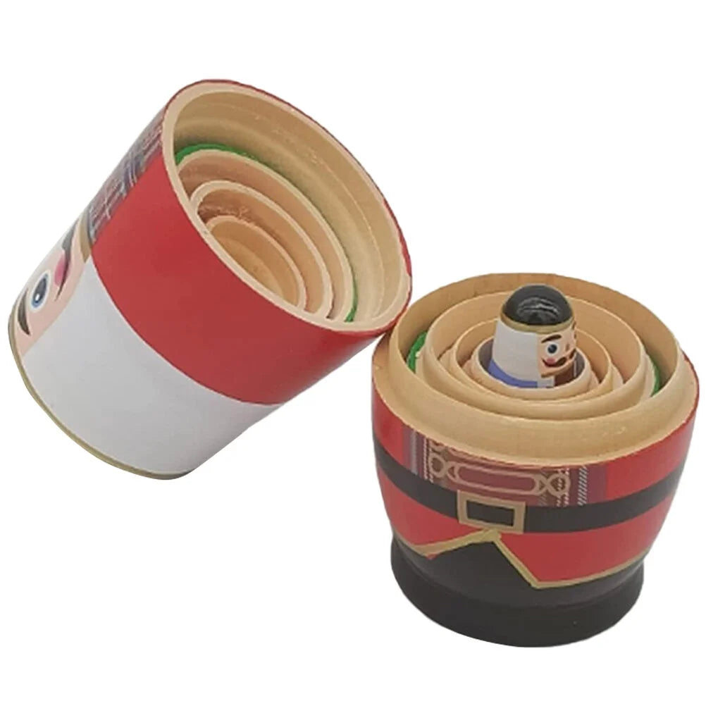 Nutcracker Wooden Stacking Dolls U36076
