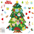 3.3FT Felt Christmas Tree with 32 Ornaments and String Lights X20387